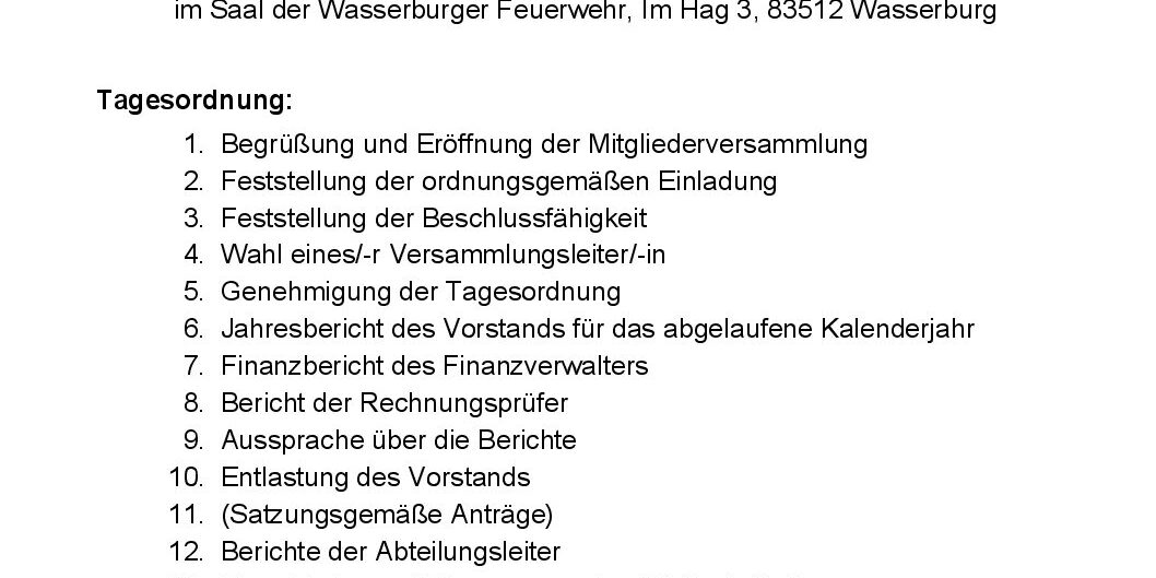 Einladung Delegiertenversammlung 2026